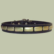 Halsbänder Exklusive leder mit Platten